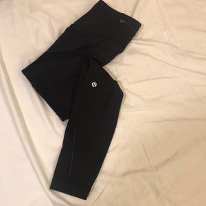Lululemon fast as fleece tight leggings size 4